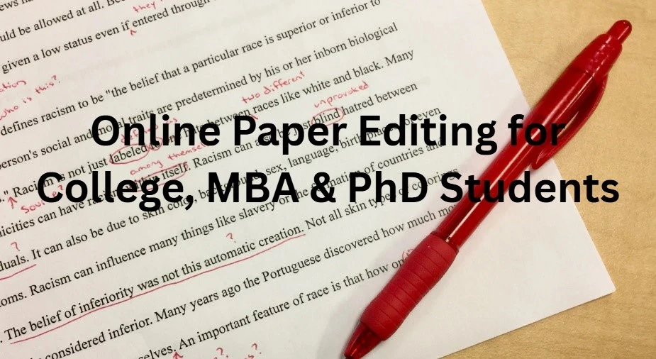 Research Paper Editing Services by Academic Experts
